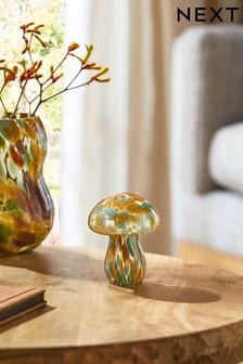 Green Confetti Glass Toadstool Ornament (120450) | $19