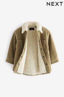Marrone chiaro  - Giacca stile camicia in velluto a coste (3 mesi - 12 anni) (121533) | €36 - €45