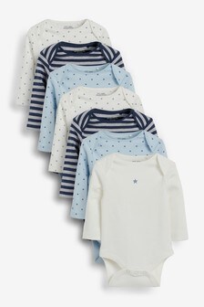 Lot de 7 bodys à manches longues (0 mois - 3 ans)