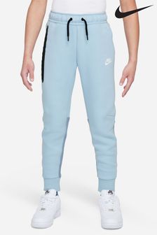 Jasnoniebieski - Spodnie do biegania z polaru Nike Tech (121805) | 475 zł