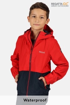 3-4 Imperialblau/Deepspace Regatta Unisex Kinder Lostock Coolweave Jacket with Extol Warm Backed Knitted Stretch Fabric fleece