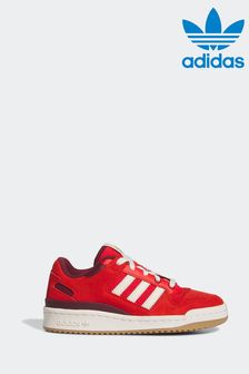adidas Originals Junior Forum Low Classic Red Trainers (122352) | €41.50