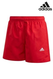 Red - Adidas Badge Of Sports Swim Shorts (122828) | kr255
