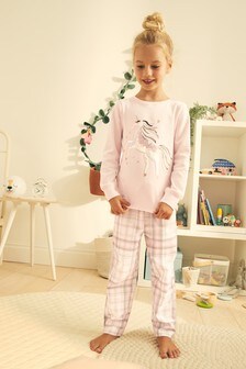 Check Woven Bottom Pyjamas (3-16yrs)