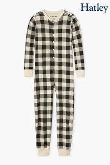 Hatley Cream Plaid Kids Union Suit (124151) | 32 €