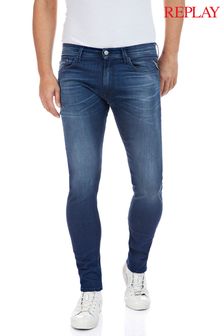 Mid Blue - Replay Jondrill Skinny Fit Jeans (124735) | MYR 570