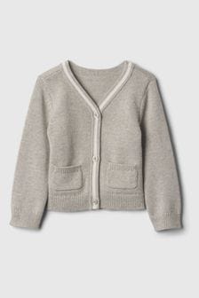 Gap Grey Button Up Cardigan (Newborn-24mths) (125256) | €24