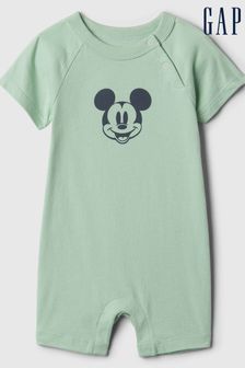 Зеленый - Gap Cotton Disney Graphic Rompersuit (новорожденных - 24 мес.) (125370) | €21