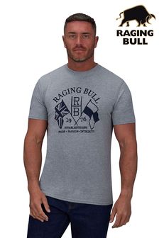 Raging Bull Grey Flags T-Shirt (125445) | 43 € - 46 €