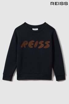 Reiss Bryant Sweatshirt aus Baumwolle mit Rundhalsausschnitt und Motiv (125988) | 69 €