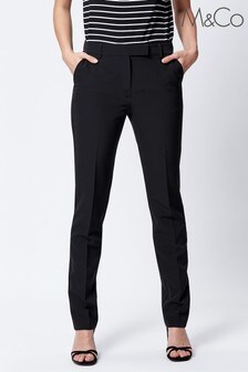 M&Co Black Classic Slim Trousers (126089) | €17.50