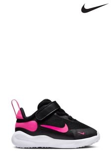 Nike Black/Pink Infant Revolution 7 Trainers (126223) | €46