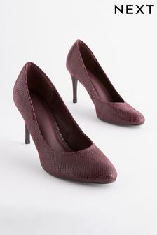 Berry Red Extra Wide Fit Forever Comfort® Round Toe Court Shoes (126433) | €11