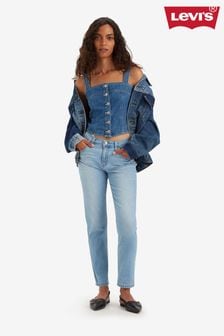 Blue - Levi's® Mid Rise Boyfriend Jeans (126709) | kr1 740