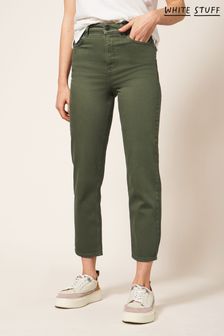 White Stuff Green Miley Relaxed Straight Jeans (126949) | $107
