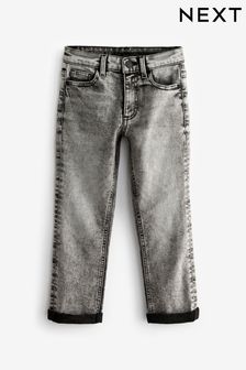 Light Grey Regular Fit Cotton Rich Stretch Jeans (3-17yrs) (127191) | $20 - $29