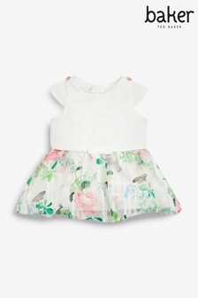 Baker by Ted Baker White Check Dress