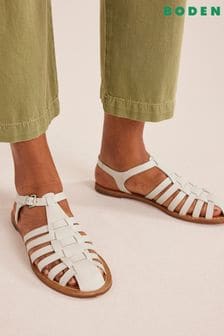 Boden White Traditional Fisherman Sandals (127272) | €140