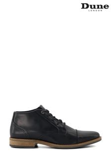 Dune London Black Toe Cap Carlings Chukka Boots (127704) | $206