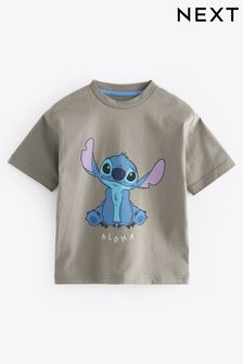 Grey Lilo & Stitch Short Sleeve T-Shirt (3mths-7yrs) (127930) | 54 SAR - 66 SAR