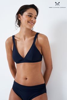 Niebieski - Crew Clothing Company Niebieska góra bikini (128581) | 80 zł