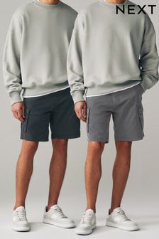 Navy/Grey Cargo Shorts 2 Pack (129010) | €63