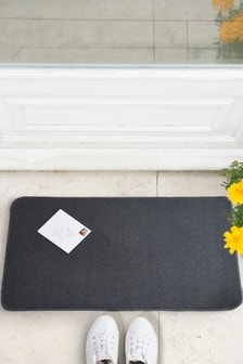 2 Pack Grey Washable Doormats (129584) | €14