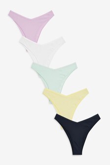 Lot de 5 slips en coton