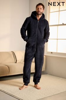 Navy Blue Fleece All-In-One (130148) | €50