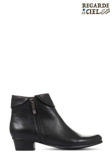Regarde Le Ciel Stefany-03 Heeled Leather Ankle Boots (130729) | $147