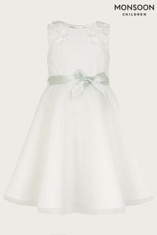 Monsoon Natural Freya 3D Scuba Bridesmaid Dress (131341) | €87 - €104