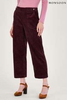 Monsoon Purple Harper Cord Trousers (132341) | $154