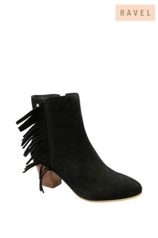 Ravel Black Suede Leather Ankle Boots (132689) | 73 €