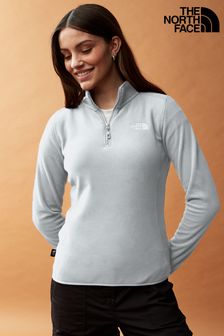 Siva - The North Face ženski pulover iz flisa s 1/4 zadrgo  Glacier (133485) | €63