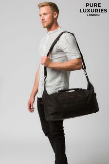 Pure Luxuries London Cargo Leather Holdall