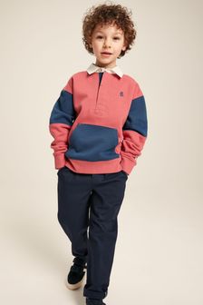 Joules Try Red Rugby Sweatshirt (135072) | $51 - $56