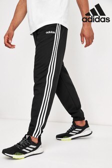 adidas Black Essentials 3 Stripe Joggers (136324) | ₪ 123
