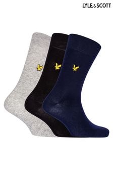 Multi Lyle & Scott Socks 3 Pack (136476) | $26