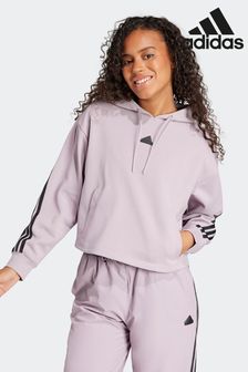 Violett - adidas Sportswear Future Icons Kapuzensweatshirt mit 3 Streifen (136735) | 86 €