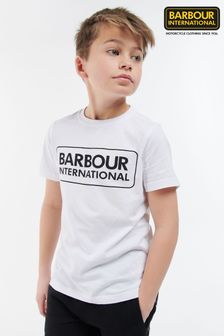 Barbour® International Boys Ess Logo White	 T-Shirt (136944) | 60 zł