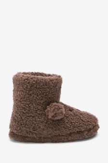 Warm Lined Slipper Boots