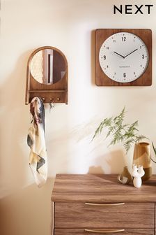 Brown Wood Juno Mirror Shelf