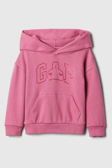 Gap Pink Brannan Bear Logo Hoodie (6mths-5yrs) (137978) | €26