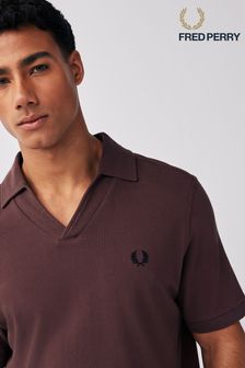 Кирпично-коричневый - Fred Perry Trophy Collar Polo Shirt (138100) | €117