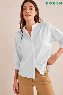 Boden White Relaxed Poplin Shirt (138272) | €38