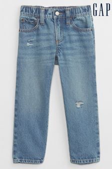 Gap Light Wash Blue Original Straight Distressed Washwell Jeans (3mths-5yrs) (138285) | Kč990