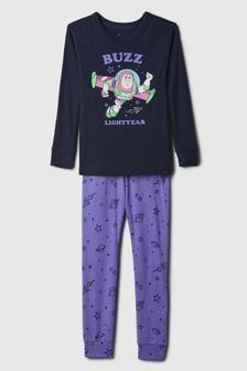 Gap Purple/Black Disney Toy Story Organic Cotton Pyjama Set (6mths-5yrs) (138439) | €23