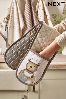 Natural Bertie and Rosie Oven Gloves (139106) | ￥1,850