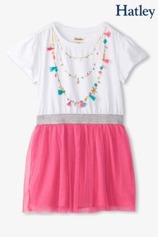 Hatley Necklace Print Tulle Dress