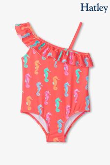 Hatley Painted Sea Horses Ruffle Trim Swimsuit (139612) | Kč950